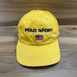 Rare Polo Sport Yellow Cap